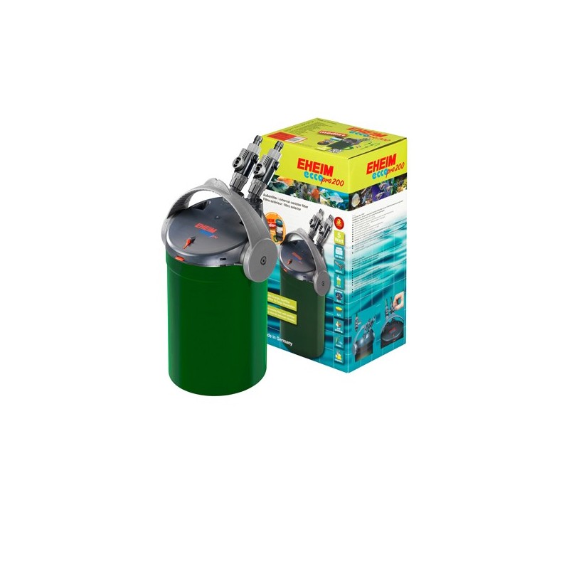 Filtre extérieur avec EHEIM masse filtrante MECH pro SUBSTRAT pro mousse ouate et coussin au charbon actif inférieur 200 l