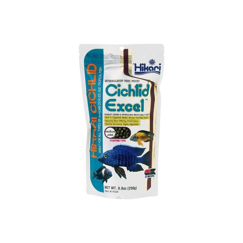HIKARI Cichlid Excel Médium 250g