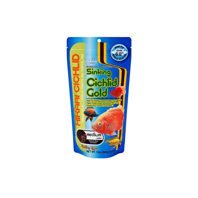 HIKARI Cichlid Gold Mini 342g coulant