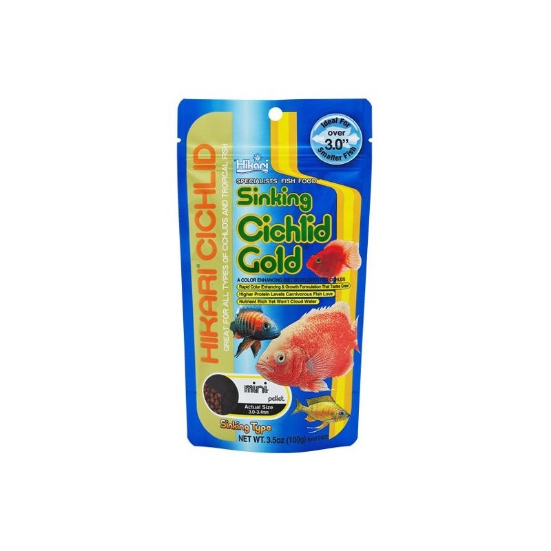 HIKARI Cichlid Excel Mini 342g coulant