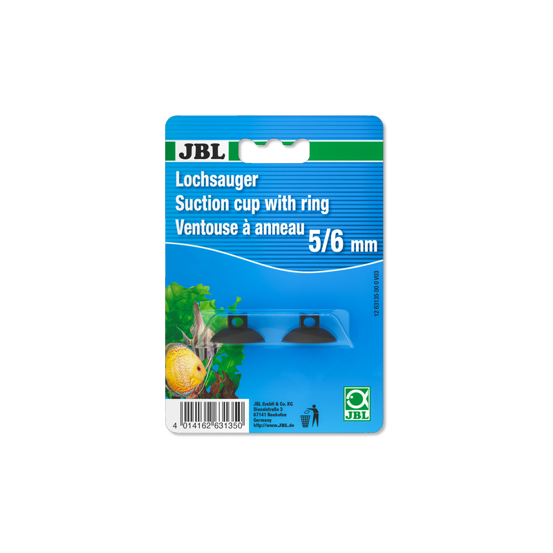 JBL Ventouse à anneau élast. dia 6mm 2pces